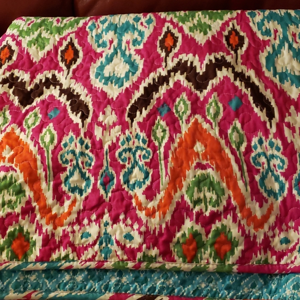 3pc full/queen quilt and 2 shams